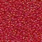 Miyuki 11 Round Seed Bead, 11-254D, Transparent Dark Red AB, 13 grams
